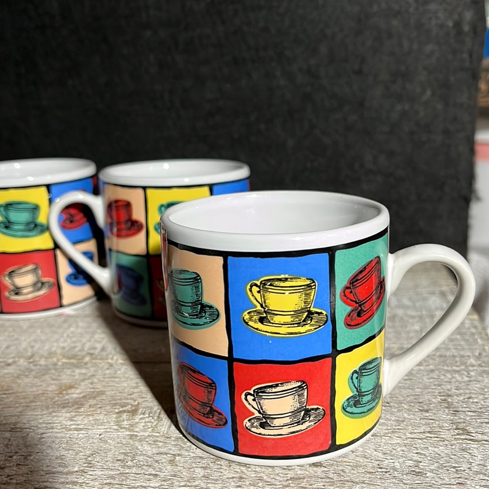 Riviera Van Beers by Signature Stoneware Mugs 2"  Set of 3